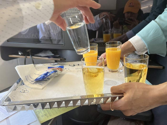 Korean Air A321neo Champagne Orange Juice Korean Air A321neo Champagne Orange Juice