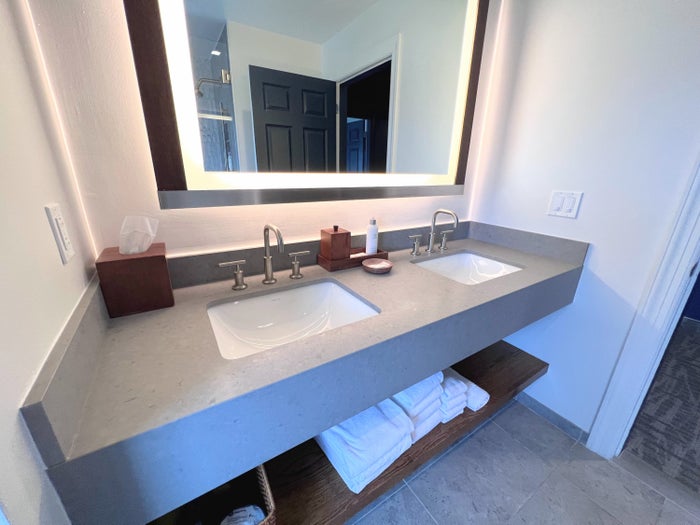 Miraval Berkshires Hemlock Suite bathroom sinks