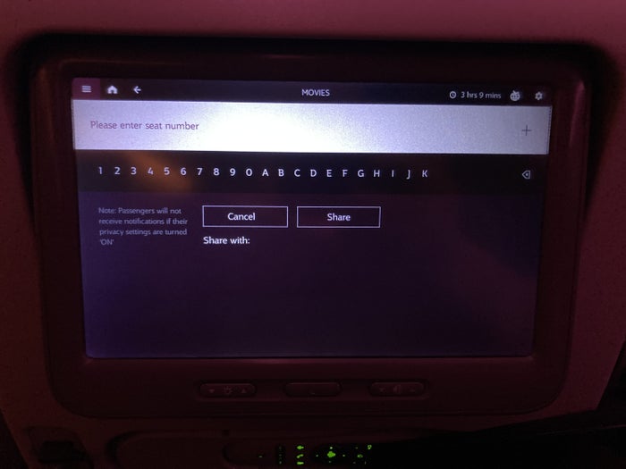 Qatar Airways 777 DOH DFW economy IFE share Qatar Airways 777 DOH DFW economy IFE share