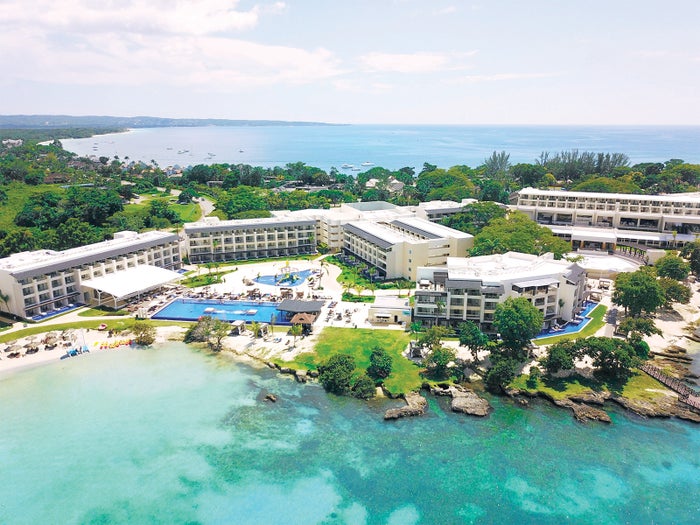 Aerial photo of Royalton Negril. Aerial photo of Royalton Negril.