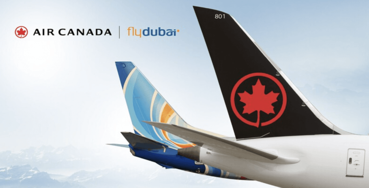 Air Canada and Flydubai Partnership Launches Aeroplan Award Benefits