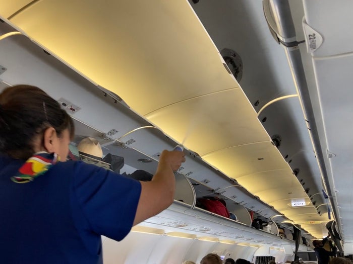 South African Airways JNB VFA insect spray