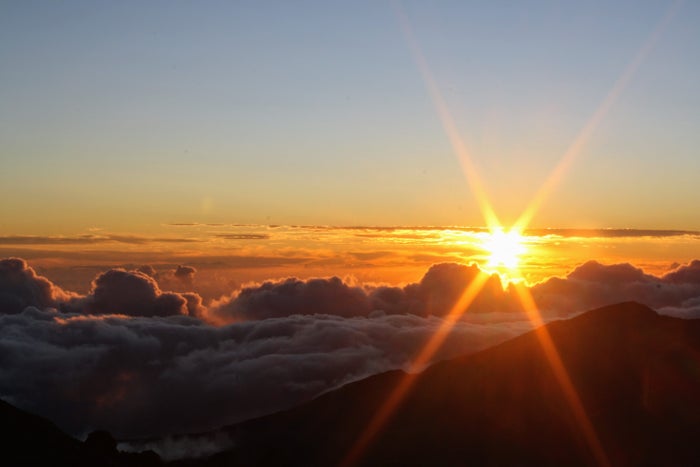 Sunrise at Haleakala National Park Sunrise at Haleakala National Park