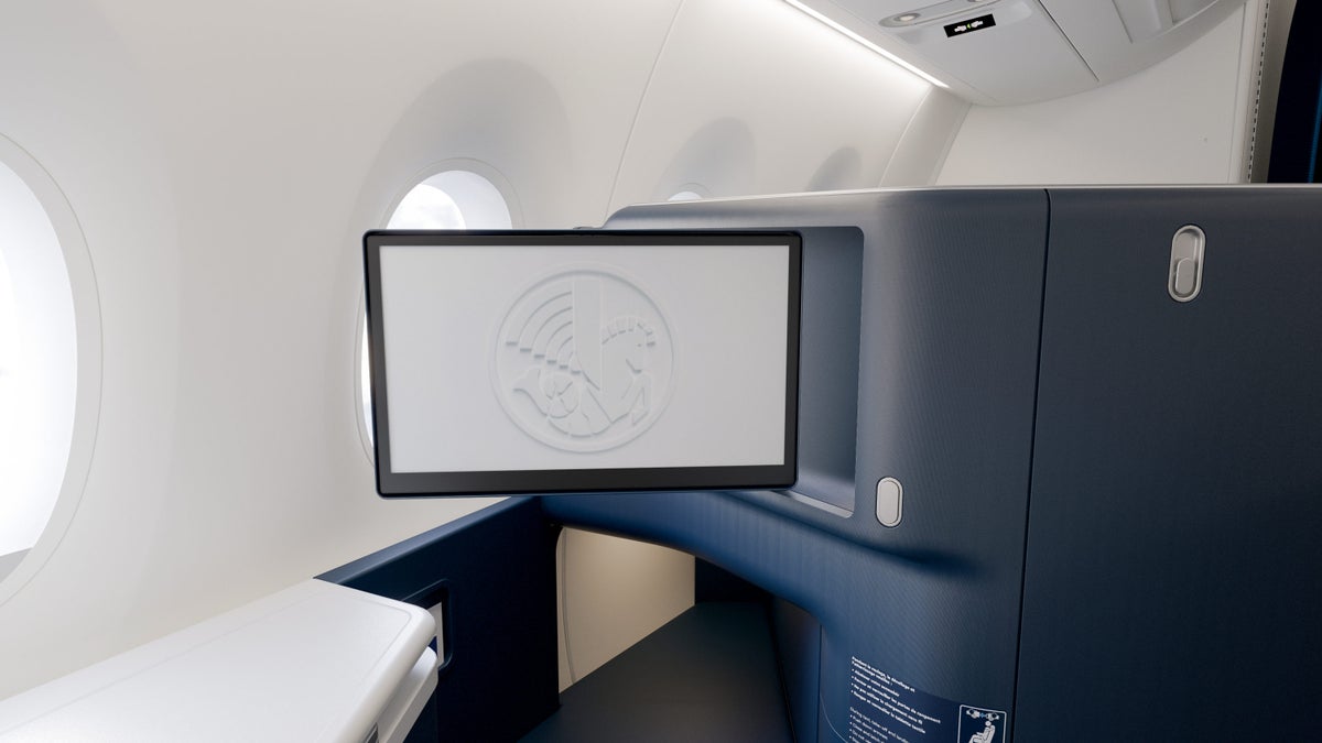 Air France A350 Business Class IFE Monitor