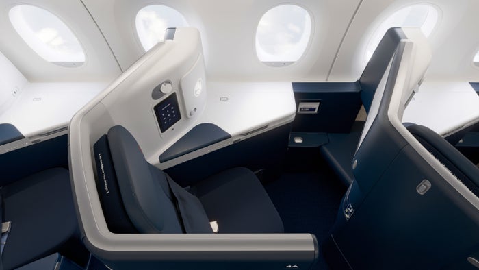 Air France A350 Business Class Seat From Above Air France A350 Business Class Seat From Above