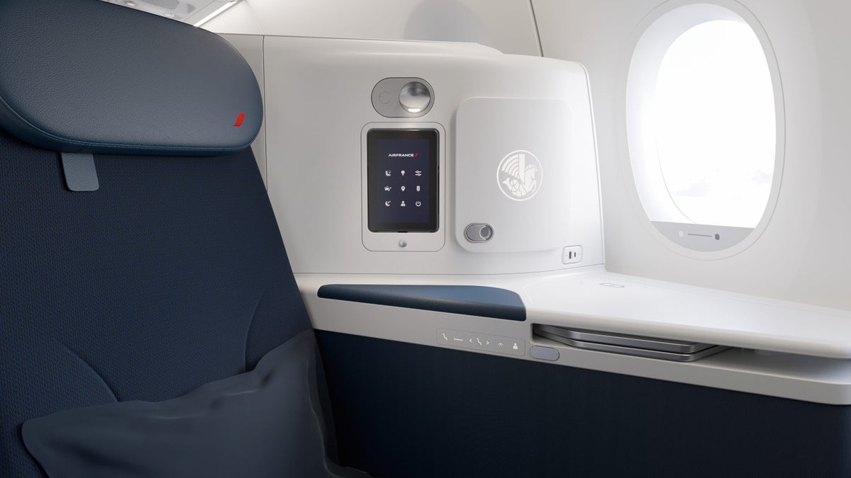 Air France A350 Business Class Seat Tablet