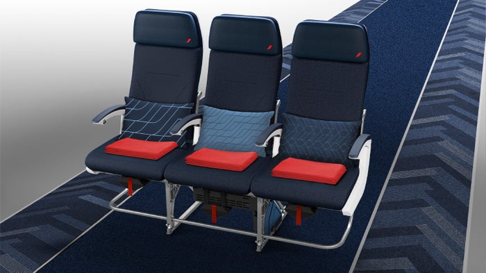 Air France A350 Economy Seats Front Air France A350 Economy Seats Front