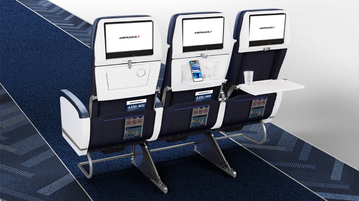 Air France A350 Economy Seats Rear