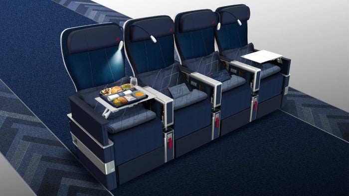 Air France A350 Premium Economy Front Air France A350 Premium Economy Front