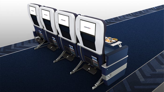 Air France A350 Premium Economy Rear Air France A350 Premium Economy Rear