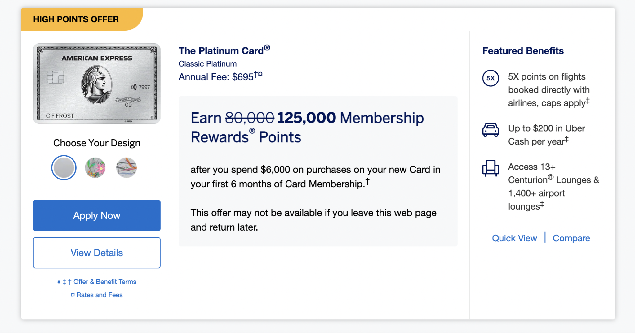 Amex Platinum Card: 125k or 150k Sign Up Bonus Offer [2023]