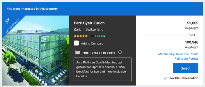 Booking Park Hyatt Zurich through Amex Fine Hotels and Resorts Booking Park Hyatt Zurich through Amex Fine Hotels and Resorts
