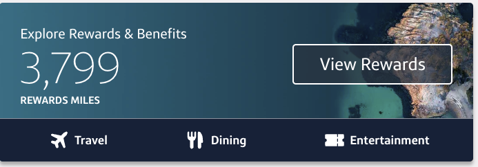 Capital One Rewards balance screenshot