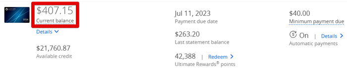 Chase online current balance Chase online current balance