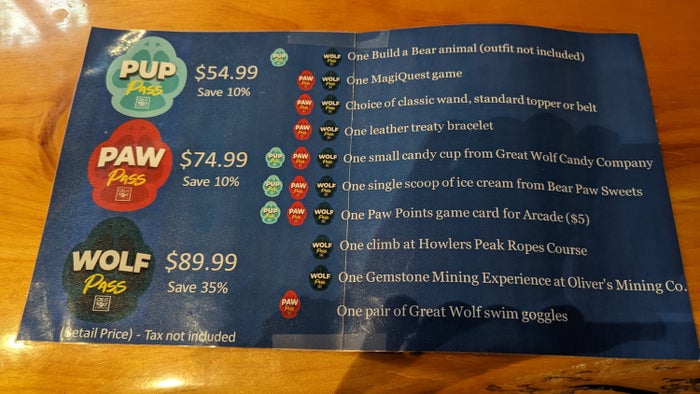 Great Wolf Lodge Grapevine activities passes Great Wolf Lodge Grapevine activities passes