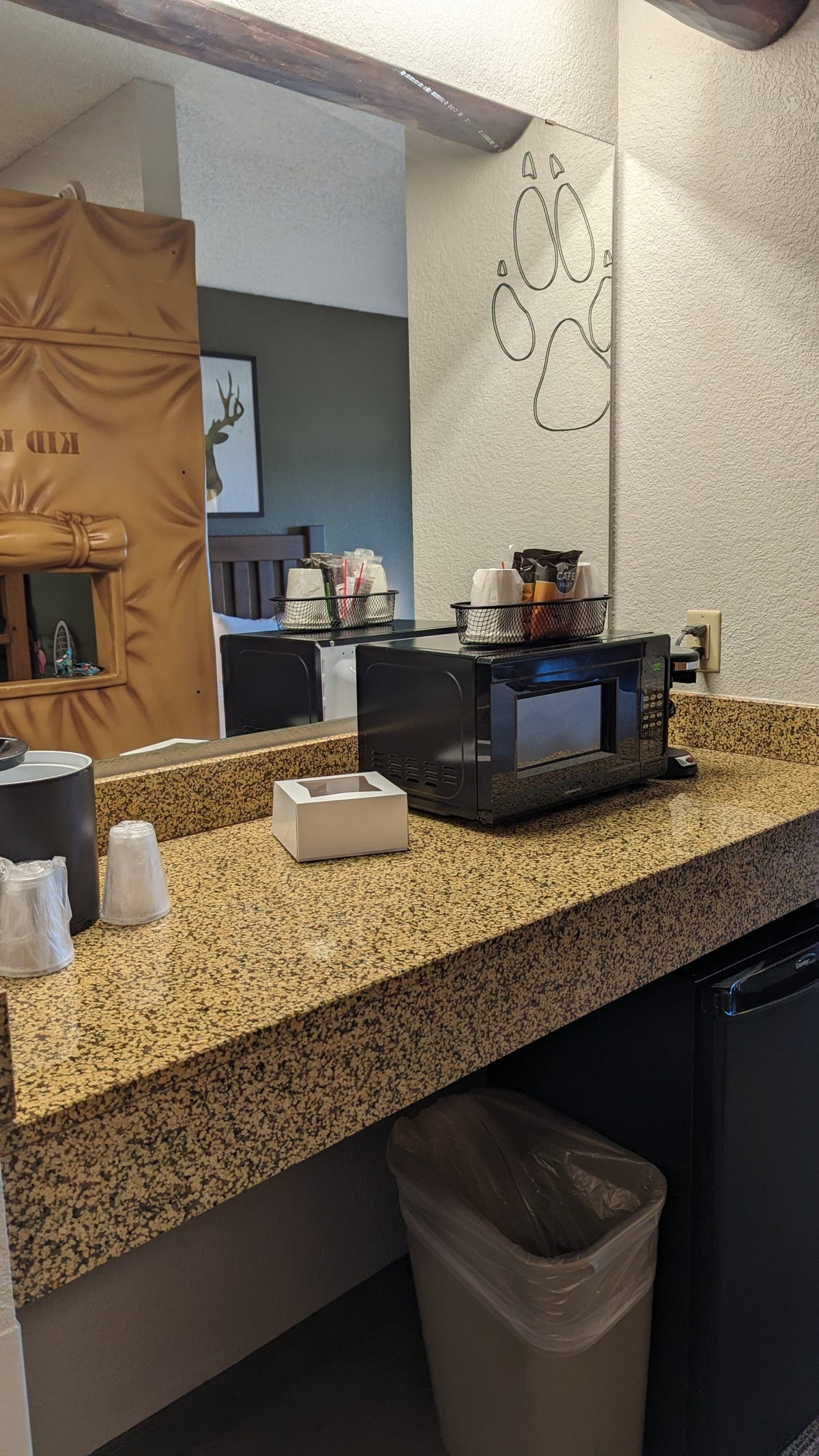 Great Wolf Lodge Grapevine guestroom kitchen
