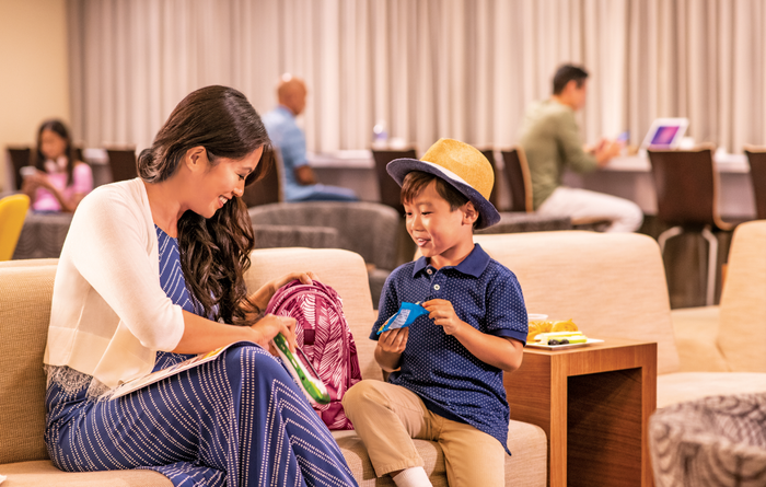 Hawaiian Airlines Plumeria Lounge HNL Hawaiian Plumeria Lounge HNL