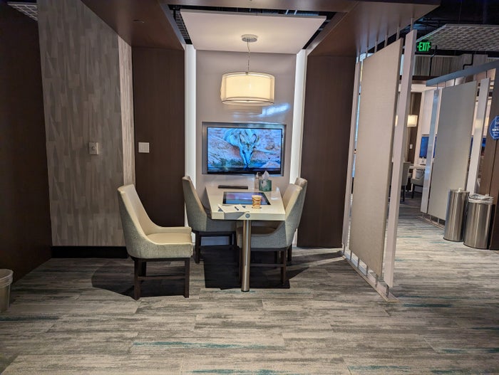 Hilton Grand Vacations timeshare presentation meeting desk Hilton Grand Vacations timeshare presentation meeting desk