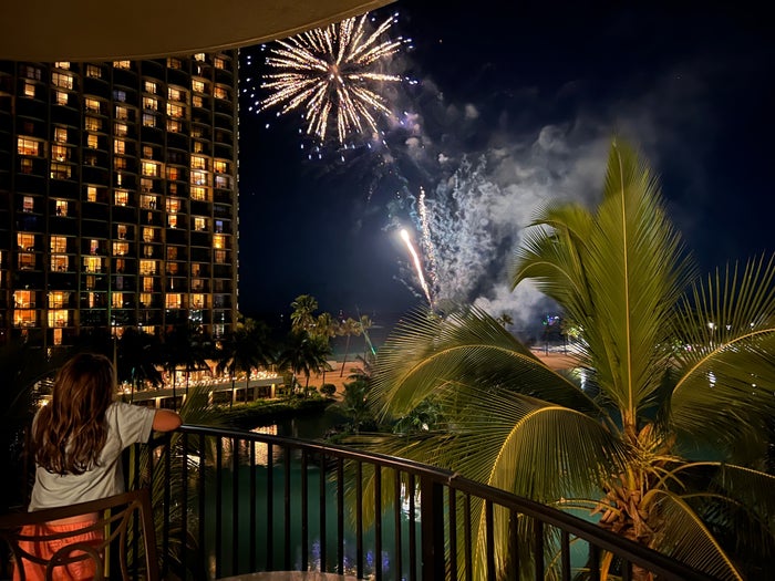 Hilton Hawaiian Village fireworks Hilton Hawaiian Village fireworks