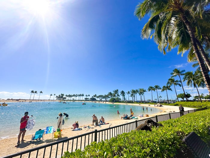 Hilton Hawaiian Village lagoon Hilton Hawaiian Village lagoon
