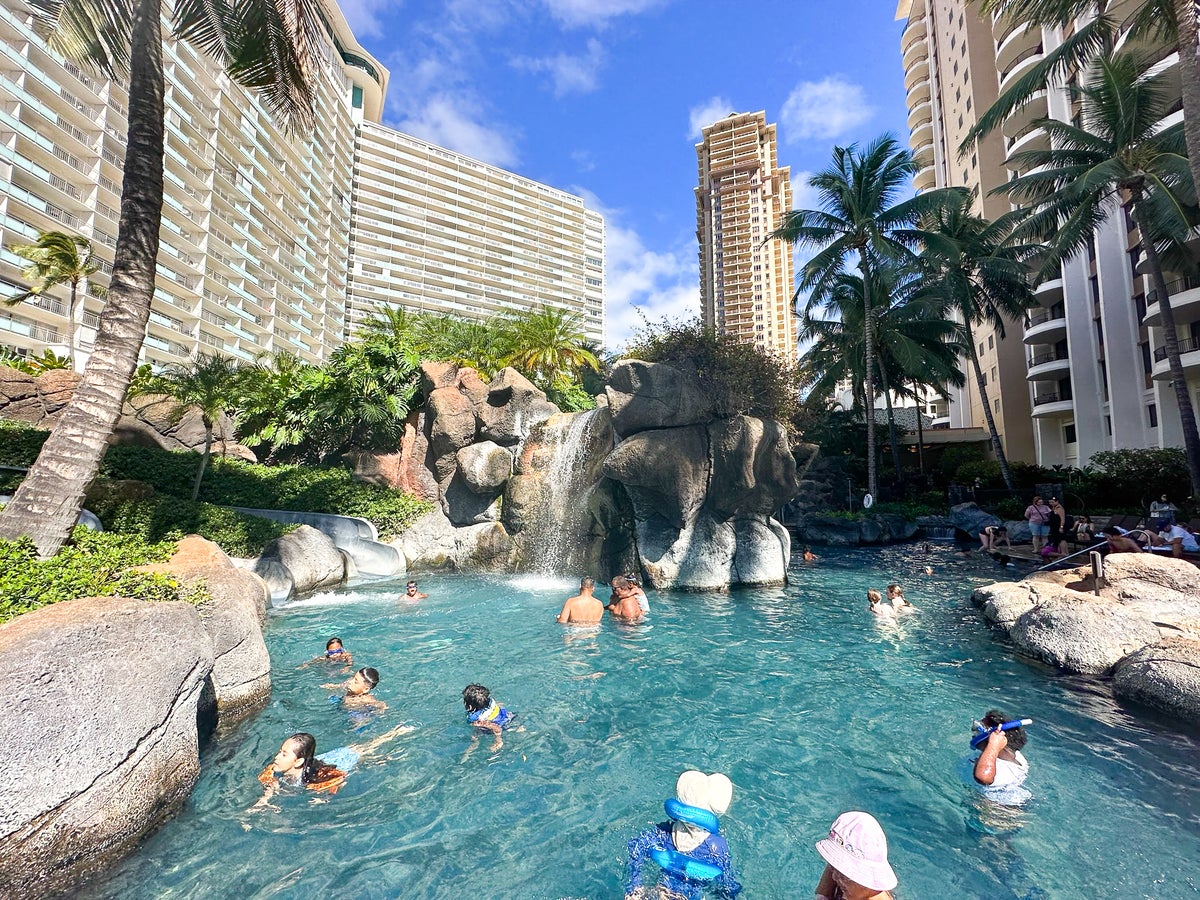 Hilton Hawaiian Village paradise pool