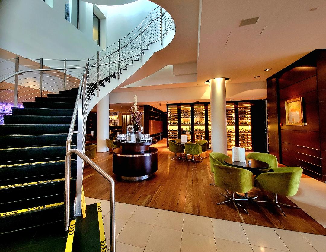 Hilton Reykjavik Nordica Bar with Stairs