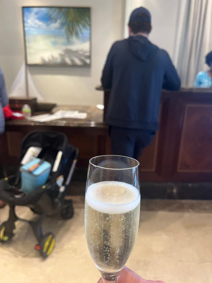 Ritz-Carlton Key Biscayne welcome drink Ritz-Carlton Key Biscayne welcome drink
