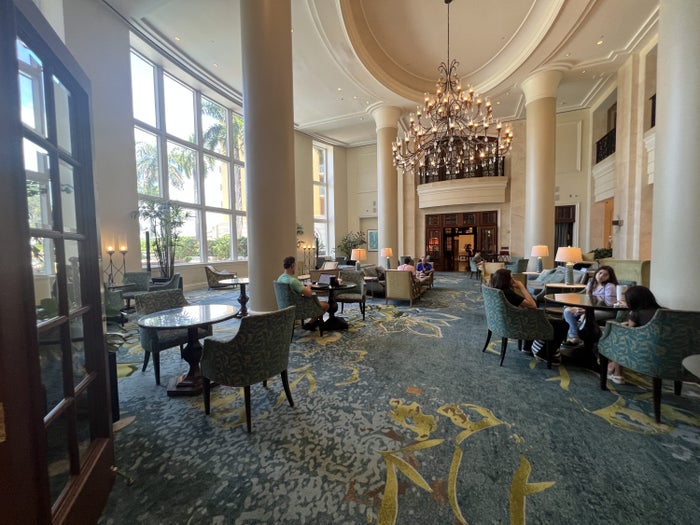 Ritz-Carlton Key Biscayne lobby seating Ritz-Carlton Key Biscayne lobby seating