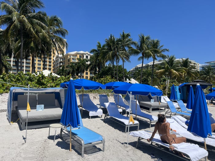 Ritz-Carlton Key Biscayne beach chair Ritz-Carlton Key Biscayne beach chairs