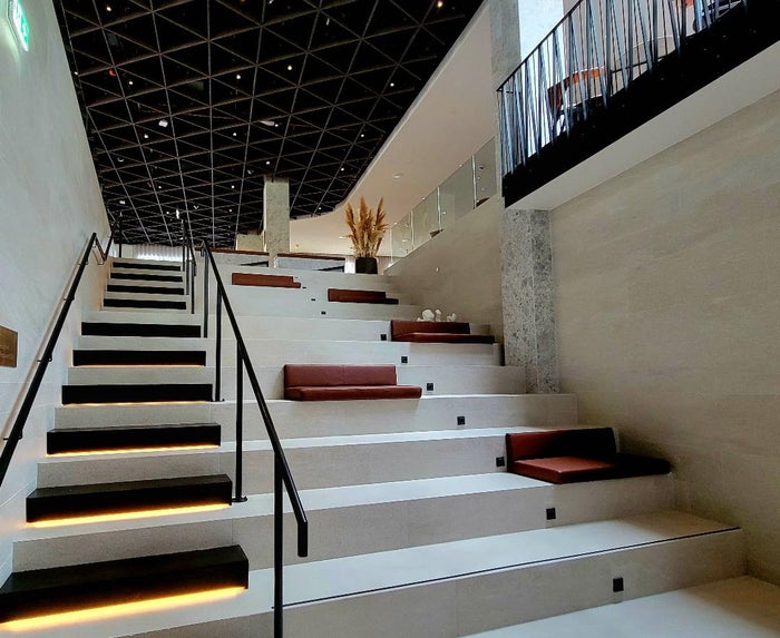 Iceland Parliament Hotel Steps Iceland Parliament Hotel Steps