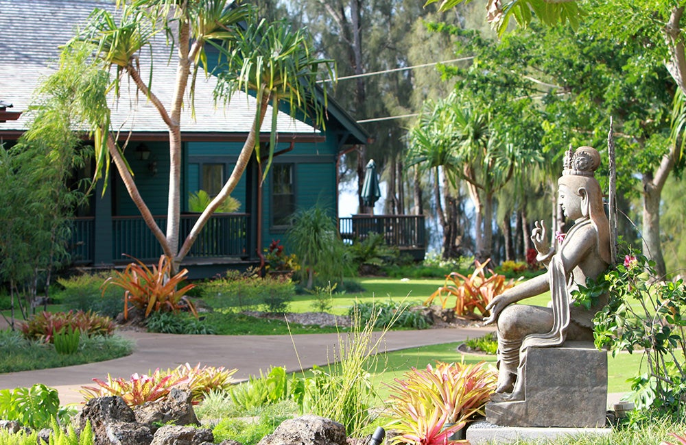 Lumeria Maui The grounds of the Lumeria