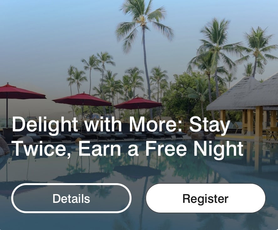 Marriott Bonvoy Delight With More Promotion