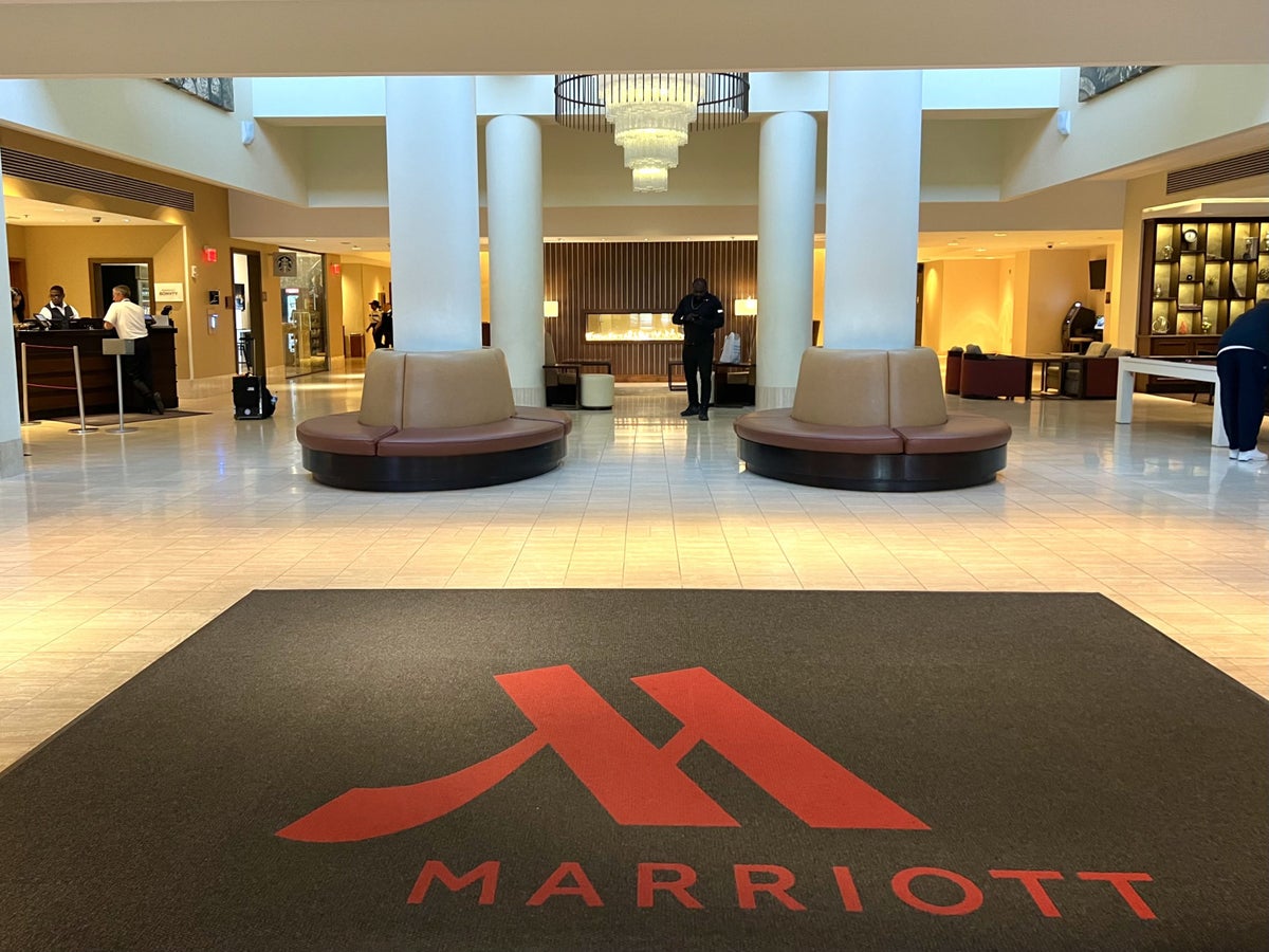 Marriott Newark International entrance