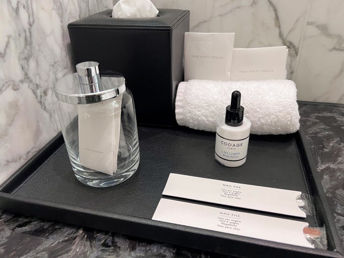 Park Hyatt Zurich bathroom amenities Park Hyatt Zurich bathroom amenities