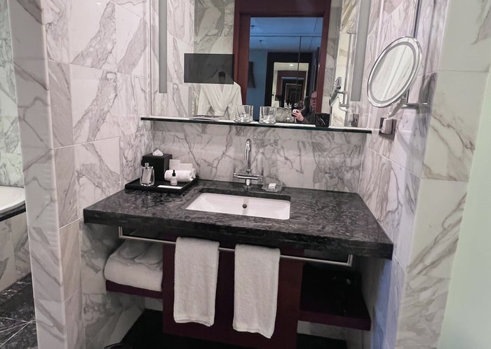 Park Hyatt Zurich bathroom mirror tv Park Hyatt Zurich bathroom mirror tv