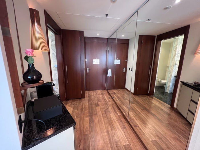 Park Hyatt Zurich king room entrance Park Hyatt Zurich king room entrance