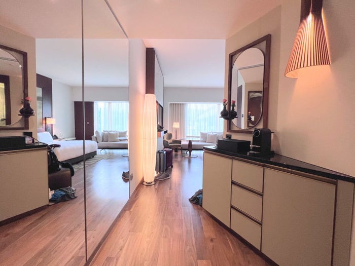Park Hyatt Zurich king room entryway Park Hyatt Zurich king room entryway