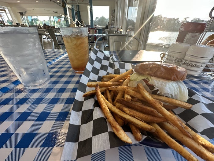 Crab cake sandwich