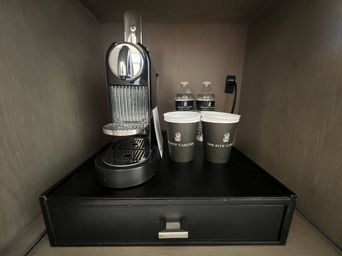 Ritz Carlton Key Biscayne Nespresso machine Ritz Carlton Key Biscayne Nespresso machine