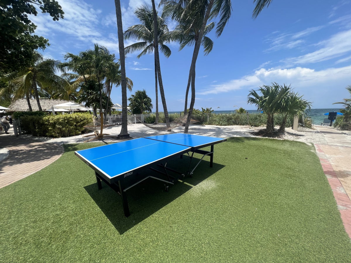 Ritz Carlton Key Biscayne Ping Pong Table