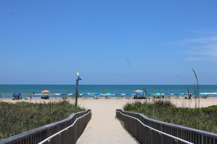A view of the beach on South Padre Island, Texas. A view of the beach on South Padre Island, Texas.