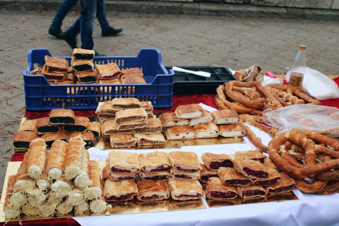 Street stall with food Street food
