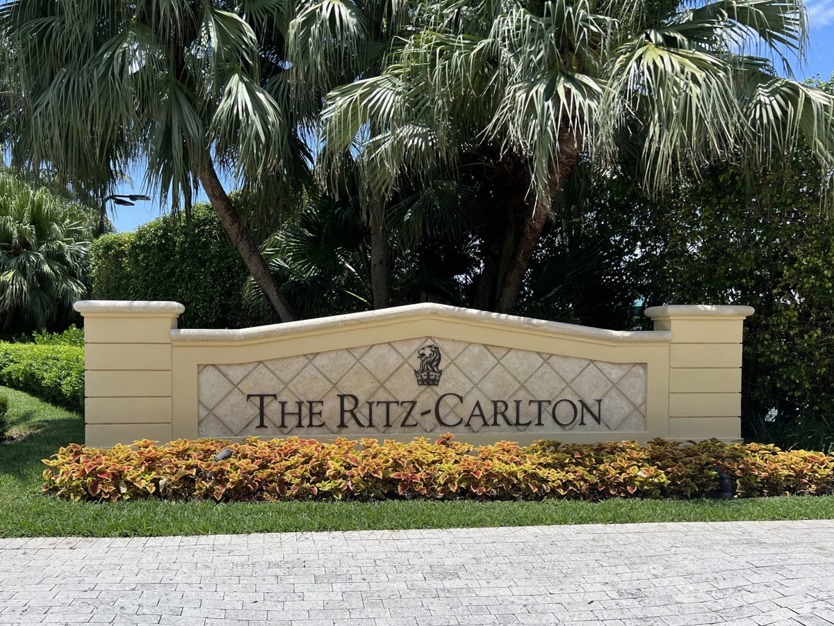 The Ritz Carlton Key Biscayne Miami signage