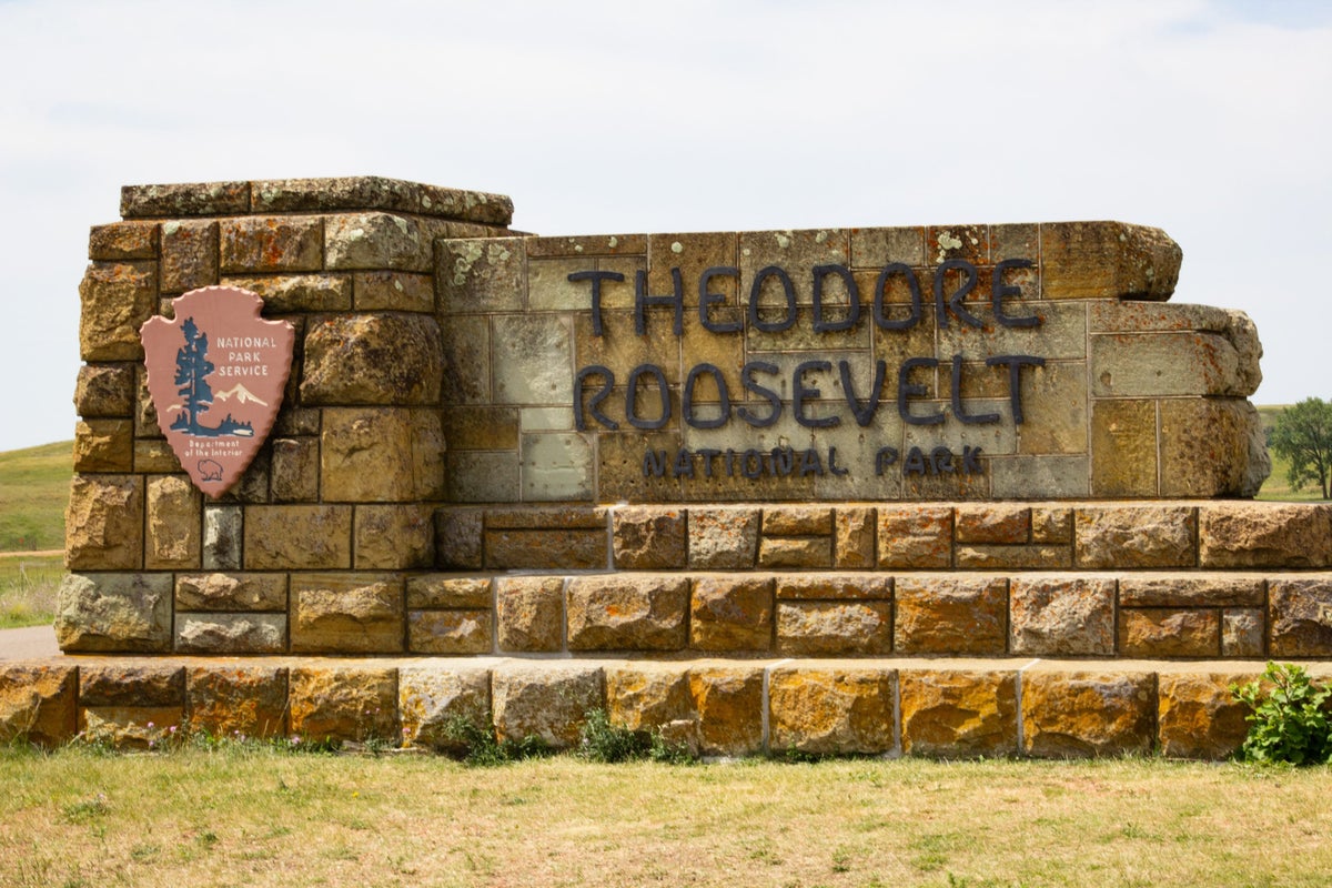 Theodore Roosevelt National Park Sign