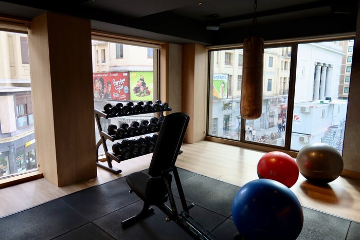 Thompson Madrid Hotel Gym Views
