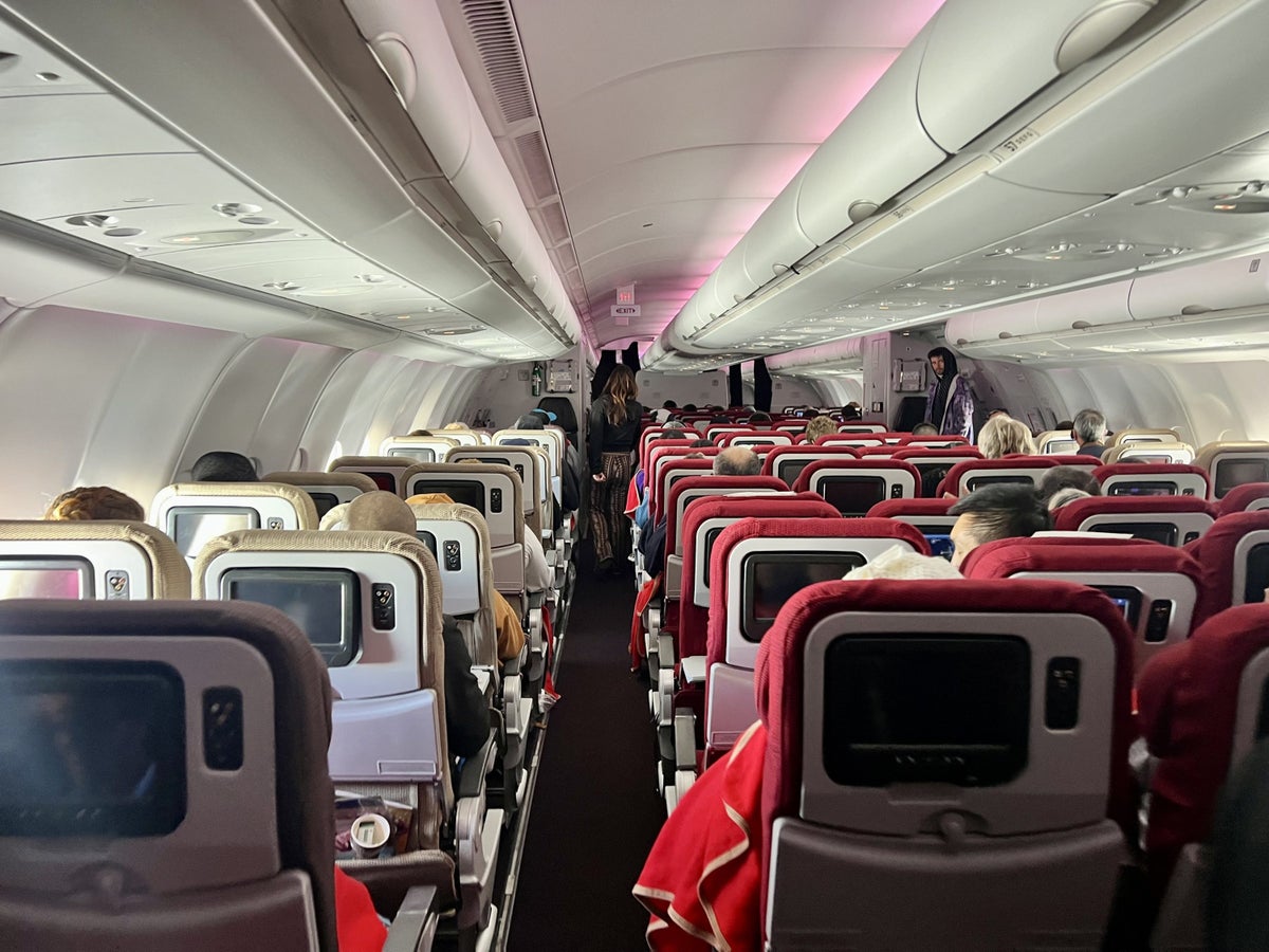 Virgin Atlantic Economy Cabin