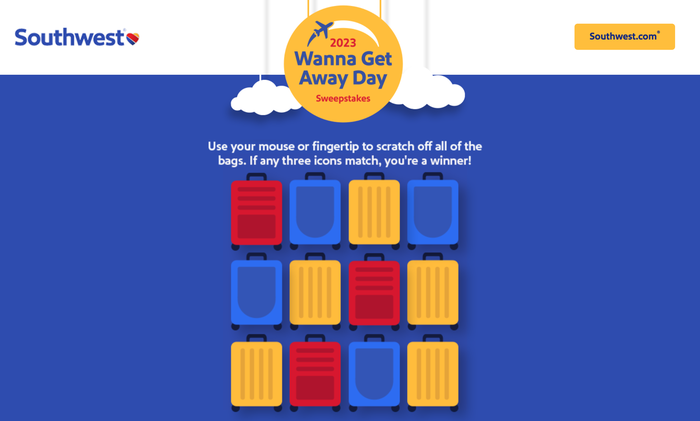 Wanna Get Away Day 2023 daily sweepstakes Wanna Get Away Day 2023 daily sweepstakes