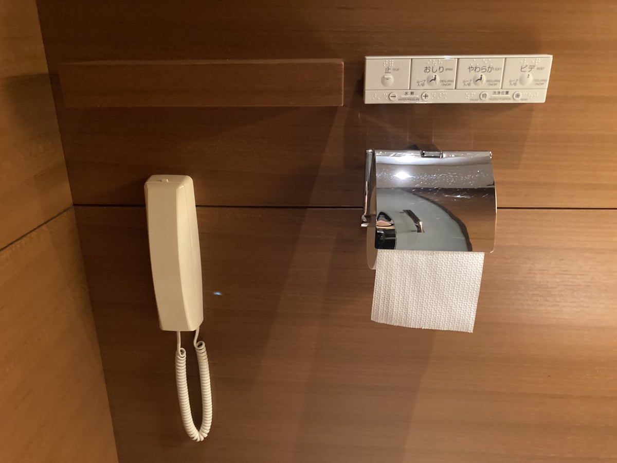 Hyatt Regency Tokyo bathroom toilet controls phone