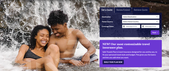Trawick International home page screenshot