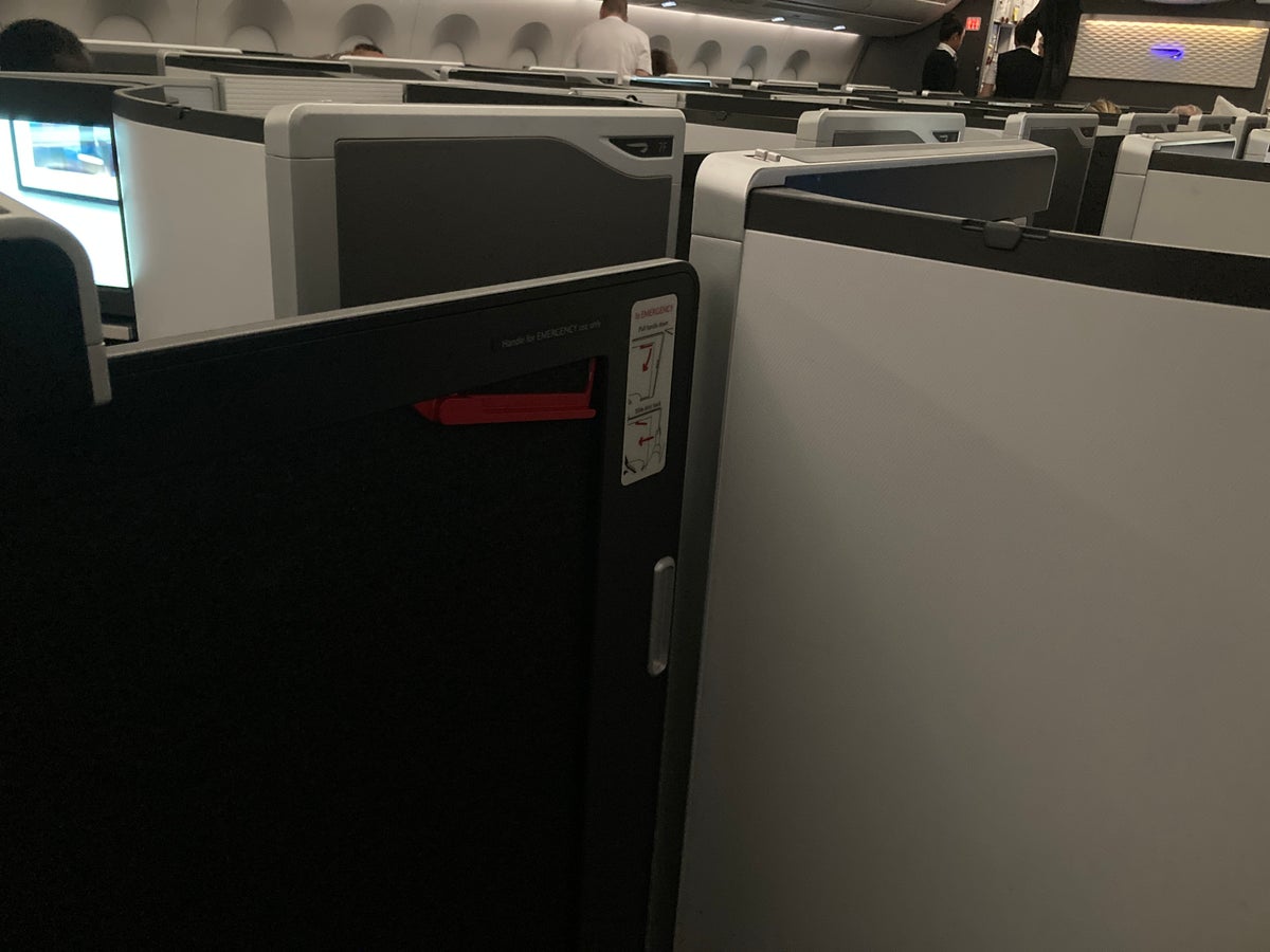 British Airways A350 1000 Club Suites review LAS LHR door closed